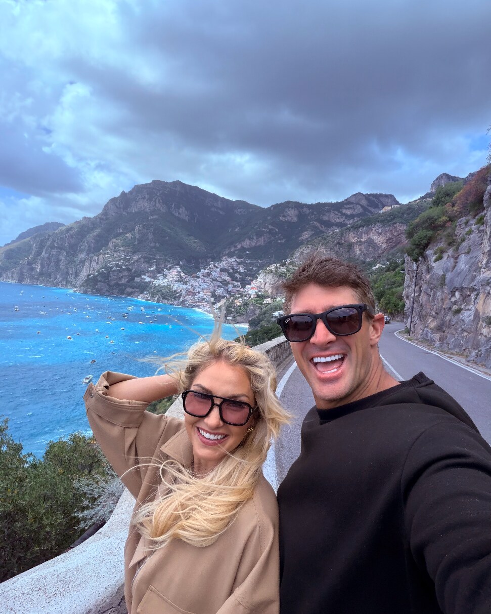 Summer and Devin overlooking the Amalfi Coast
